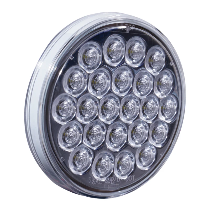 Universal Back-Up Light LED 4in 24-Diode Clear with Reflector 12V Automann - 571.LD40W24
