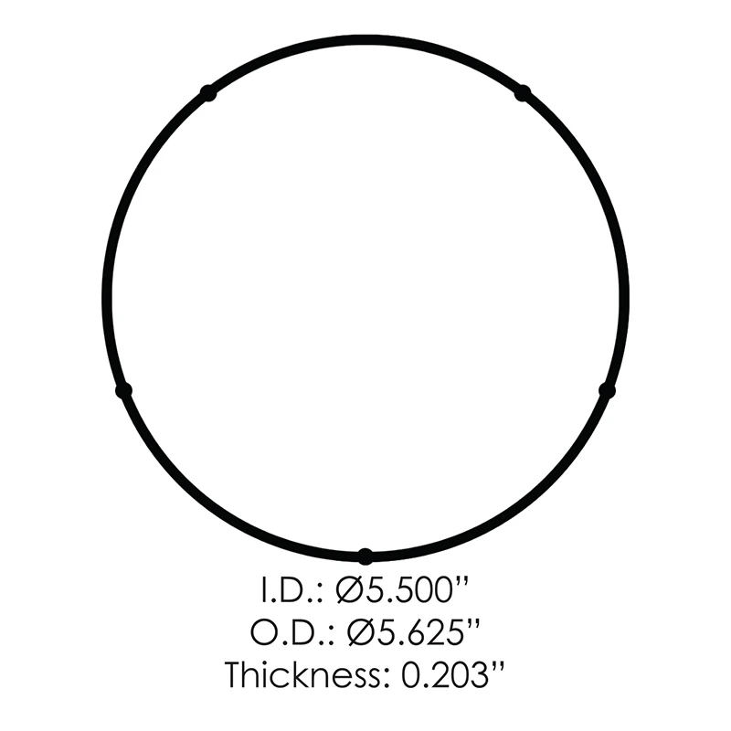 Detroit DD13/DD15 EPA07/EPA10/GHG17 Thermostat Housing Gasket Elring - 840.TH46387GEL
