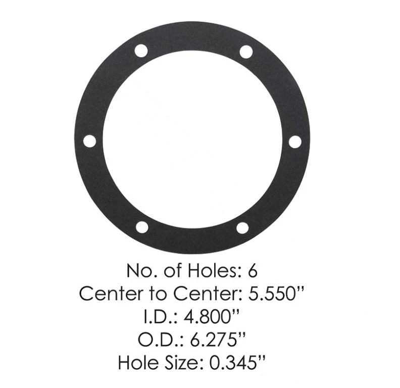 Universal Hub Cap Gasket 6 Hole Automann - 180.10619.1