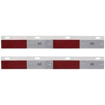Mud Flap Bracket with Reflector DOT 45-Degree DTBP - DTBP-DOT-REF45