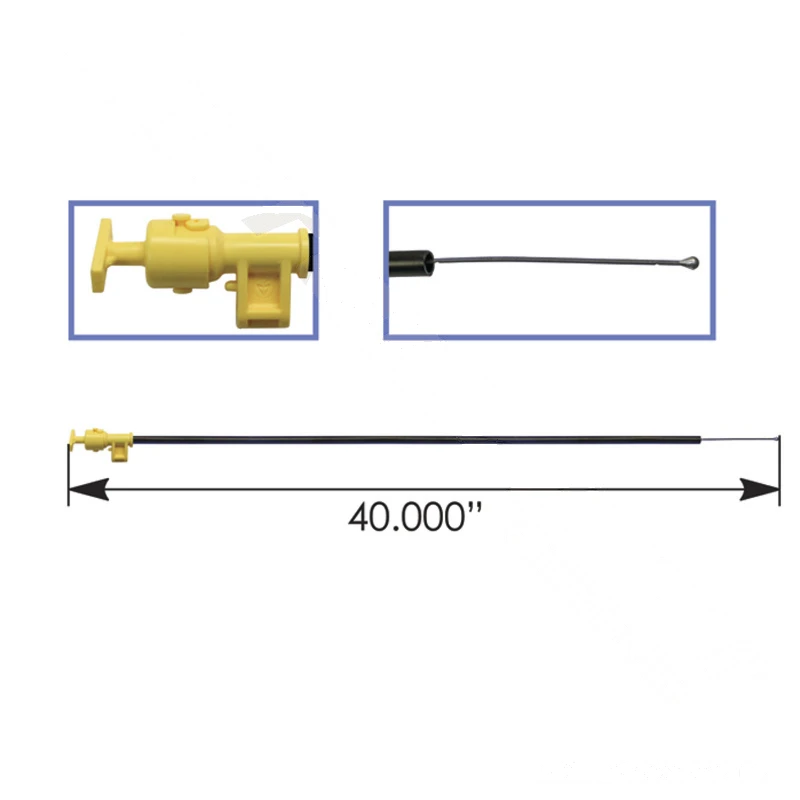 Volvo D12 Engine Oil Dipstick & Tube Automann- 572.96004