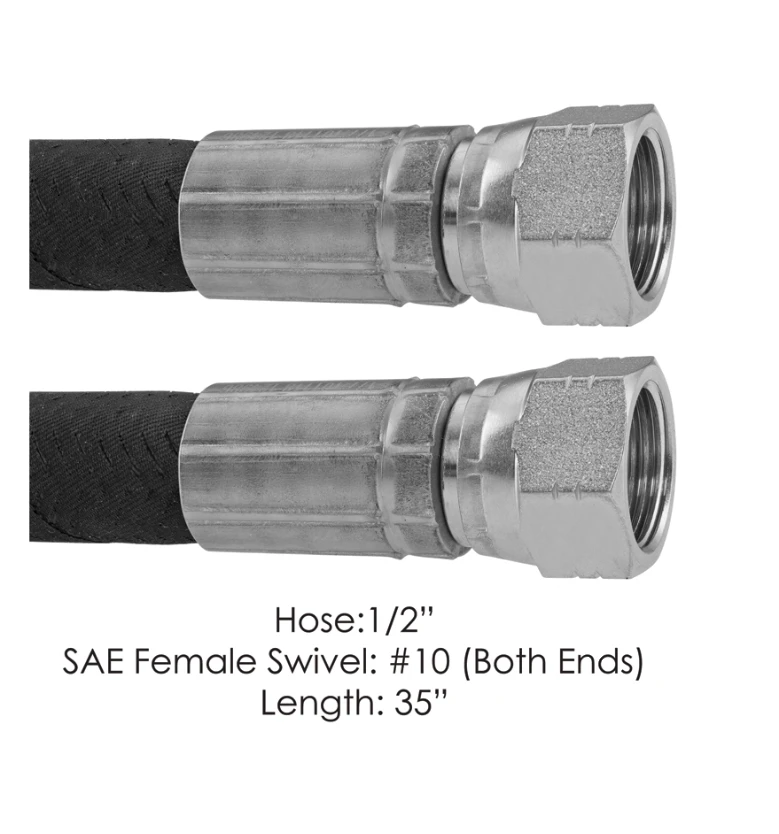 Freightliner Cascadia P4 2018+ Air Brake Compressor Discharge Hose 35in Automann - 177.101135