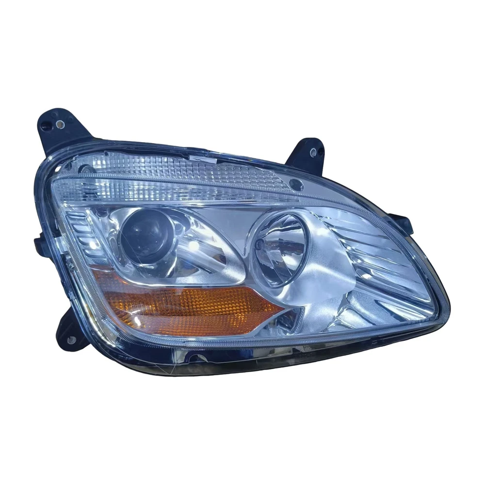 Peterbilt 579 Headlight Halogen Chrome RH DTBP - DTBP-PE-017A R