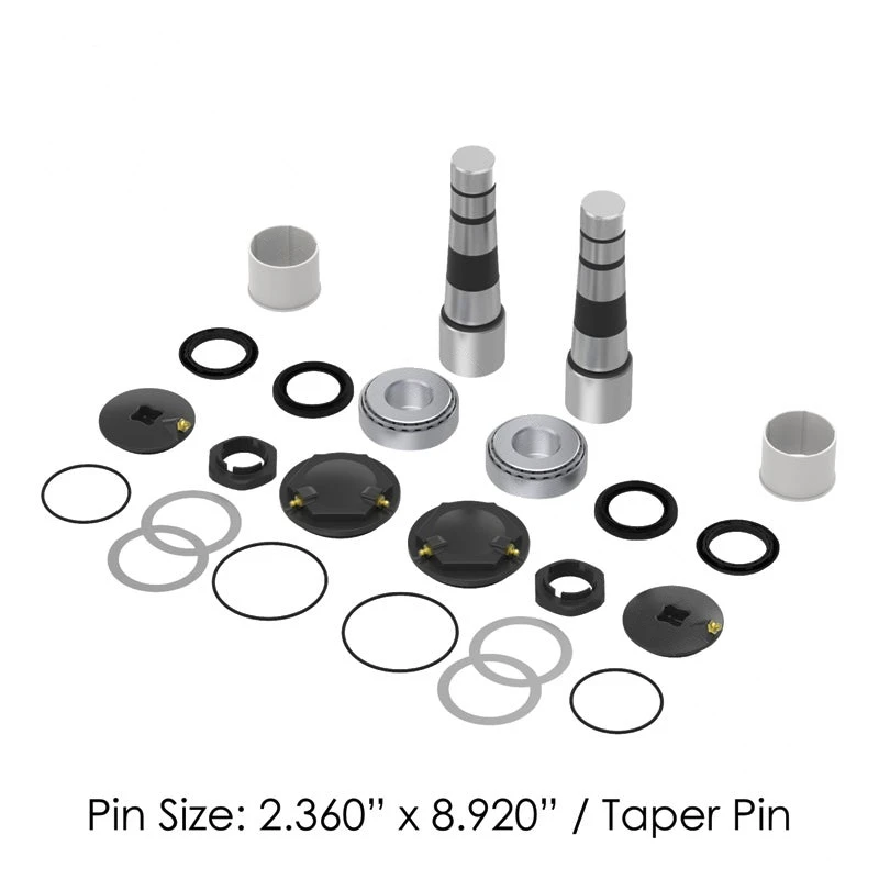 Mack / Volvo FXL12-FXL23M Premium Nylon King Pin Kit with Knuckle Caps 2.36in x 8.92in Automann - 460.542NPK