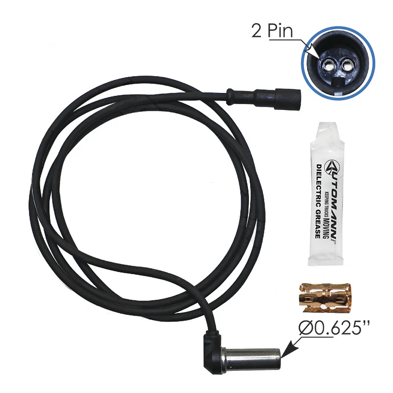 Wabco ABS Sensor Kit 76in Right-Angle Head Automann - 577.A4410321840