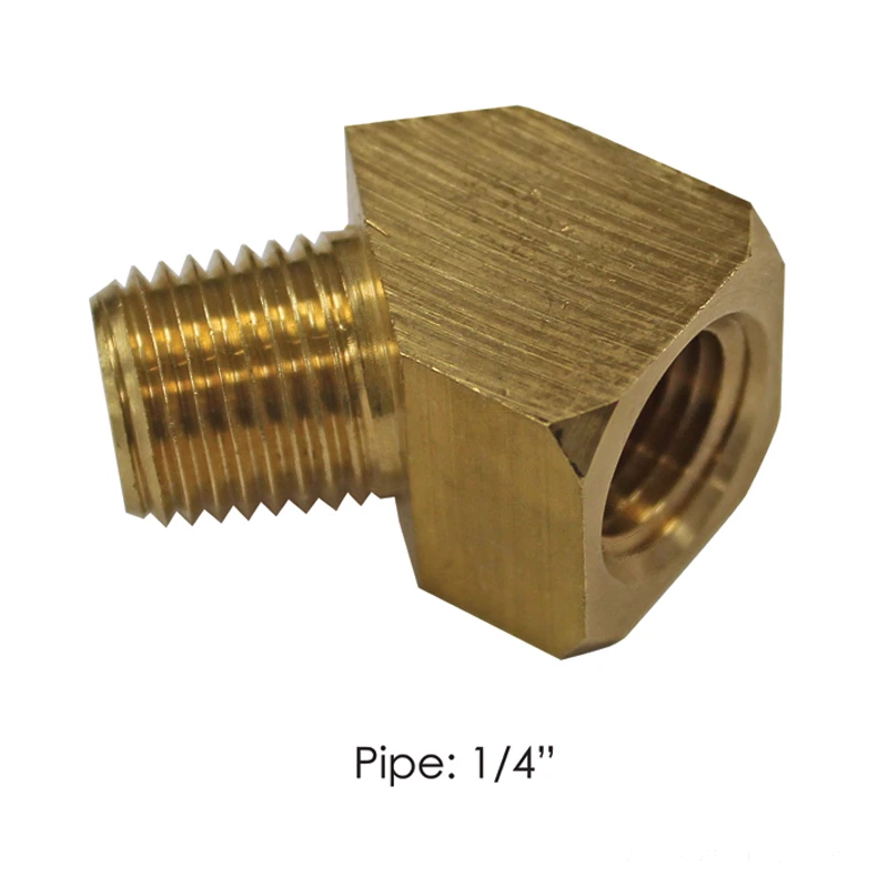 Universal 45-Degree 1/4in Male x Female NPT Fitting Automann - 177.9124B