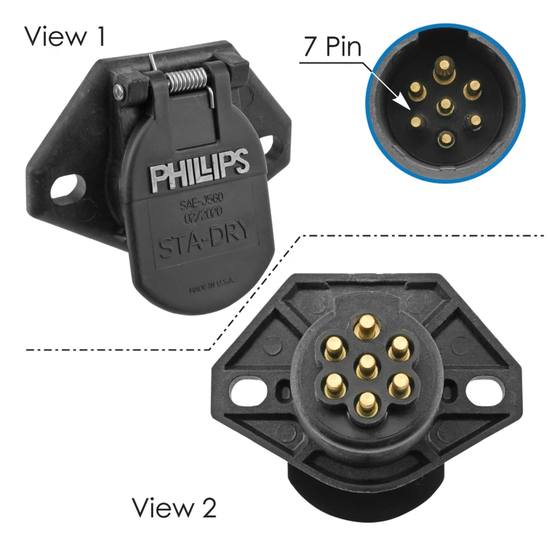 STA-DRY 7-Pin Socket Phillips - PHI16-7242