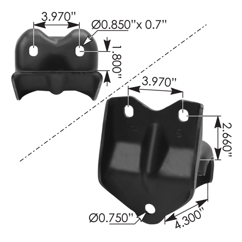 Freightliner / Western Star Front-of-Front Suspension Hanger Automann - M1723