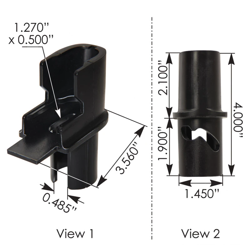 Volvo VNL Fairing Handle Extension LH Automann - HLK2891