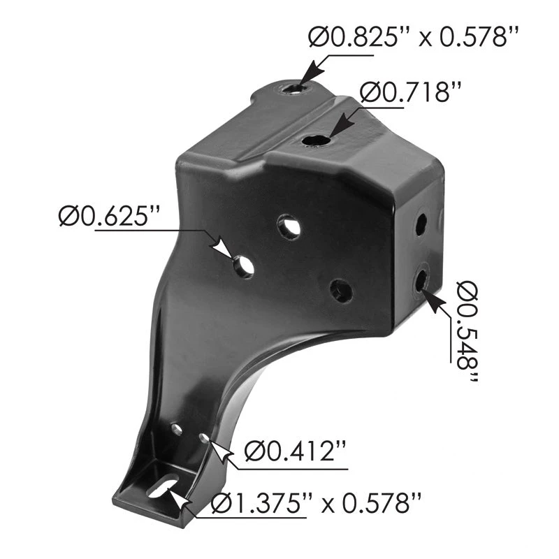 Freightliner M2 106 Bumper Bracket RH Automann - 564.46251