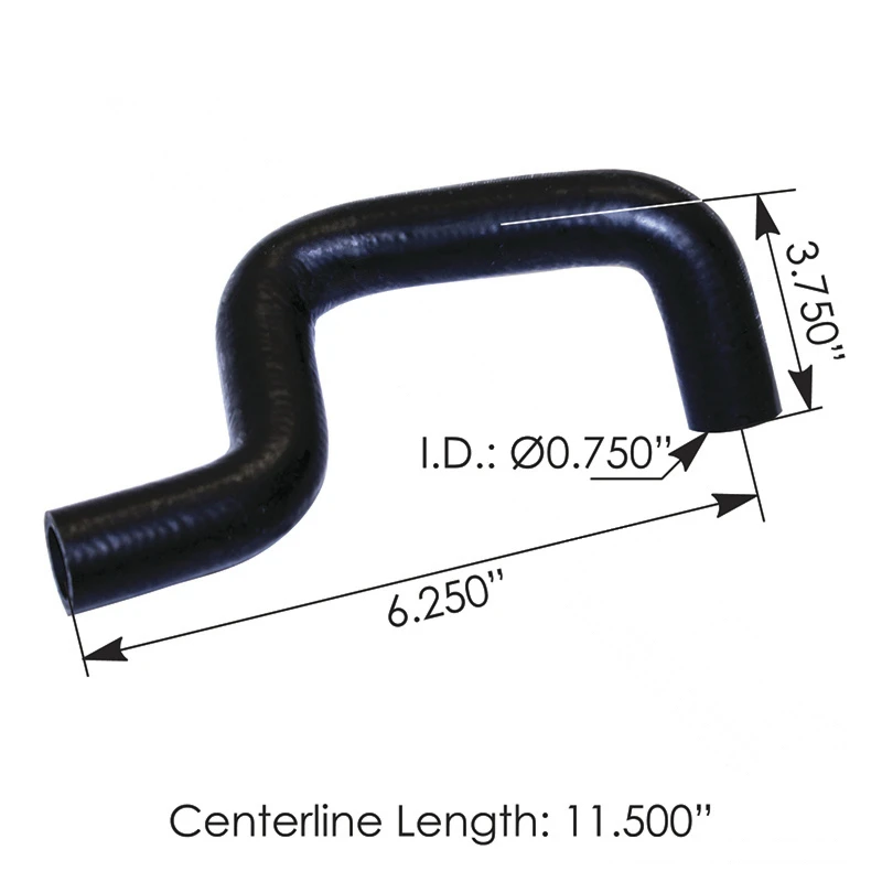 Freightliner Cascadia P3 (2008-2018) Heater Hose P-Pipe DD15 Automann - 561.46189
