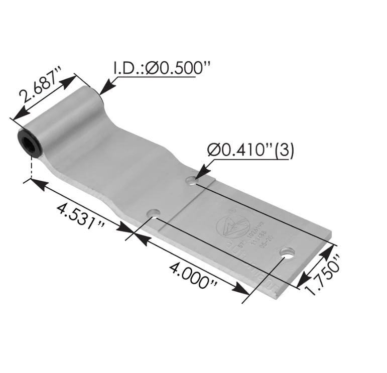 Stoughton Aluminum Swing Door Hinge Automann - 573.1026199