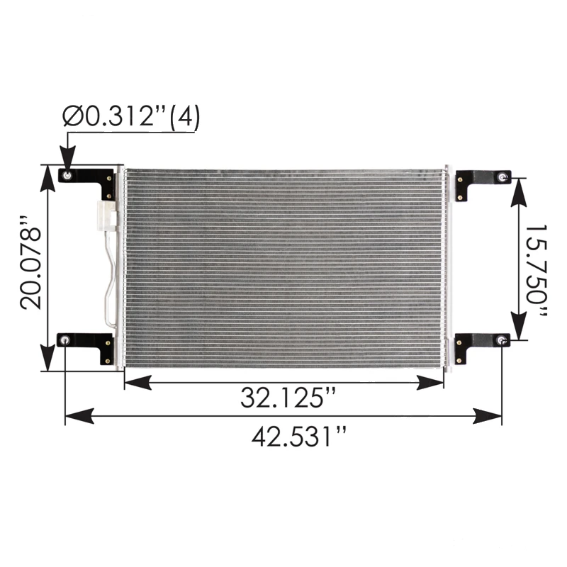 Freightliner Century, Columbia AC Condenser Automann - 813.46107