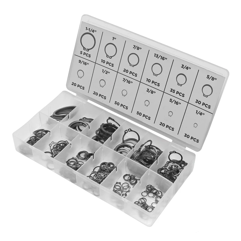 Universal 300-Piece Snap Ring Assortment Kit Automann - 562.HK300SR