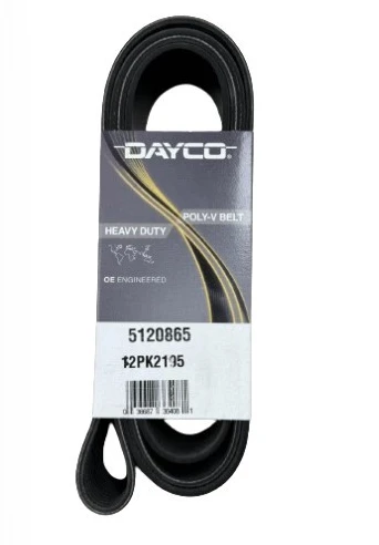 Cummins ISX HD Poly-V Fan Belt 12-Rib (86.5in) Dayco - 5120865