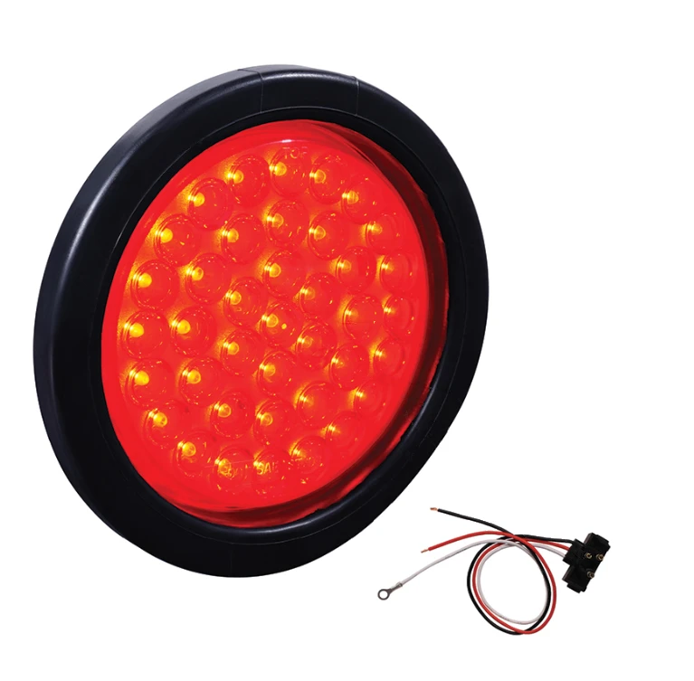 Universal 4in Red 39-Diode LED Stop/Tail/Turn Light Kit Automann - 571.LD40R39-K
