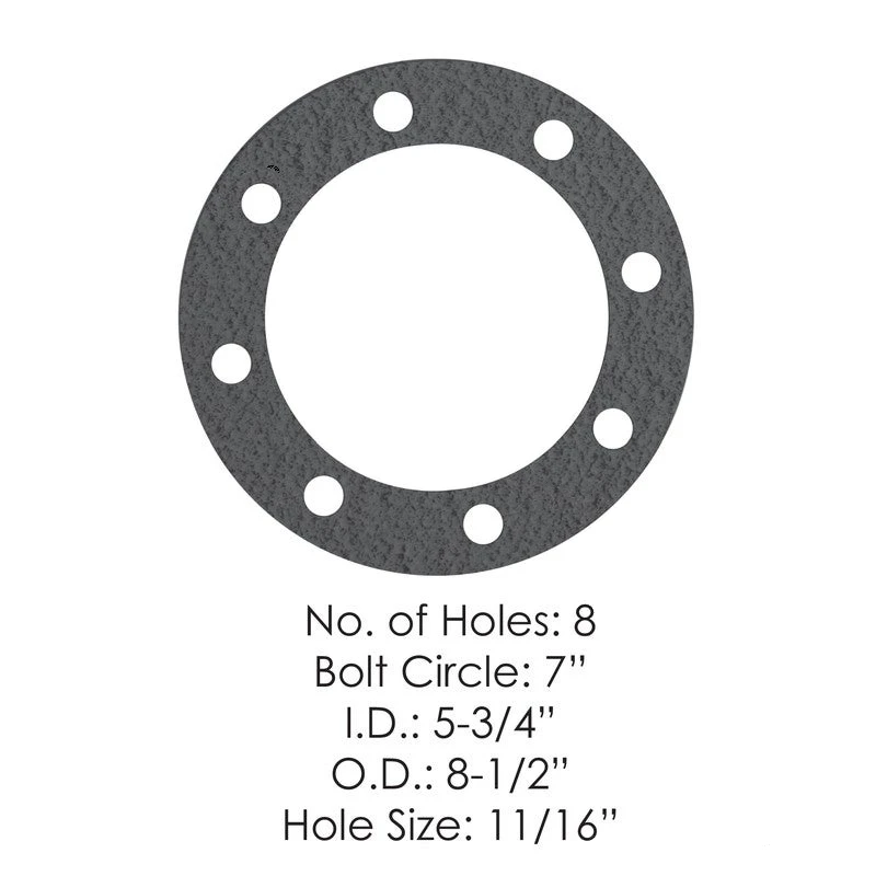 Kenworth T680 / Volvo (2004-2018) / Peterbilt 379 Drive Flange Gasket 8 Hole Automann - 180.10613