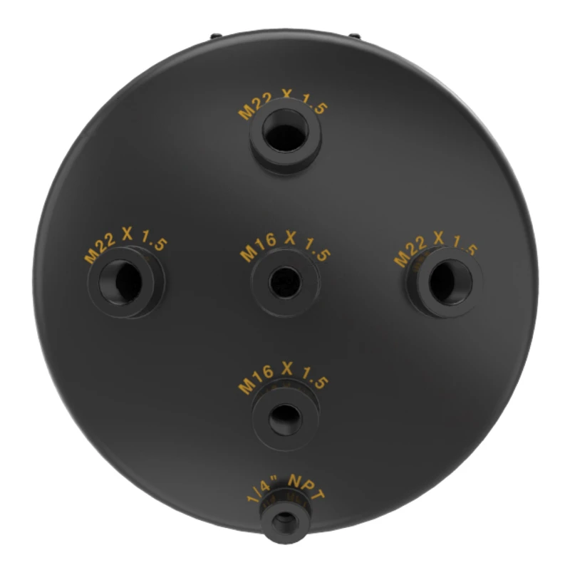 Volvo VN / VHD Air Brake Wet Tank with Metric Ports Automann - 172.6637