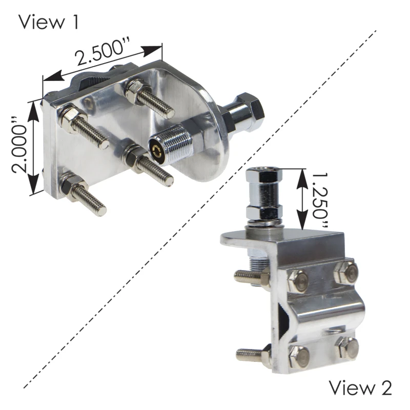 Universal Antenna Mounting Bracket Kit Automann - 577.CB1012-1