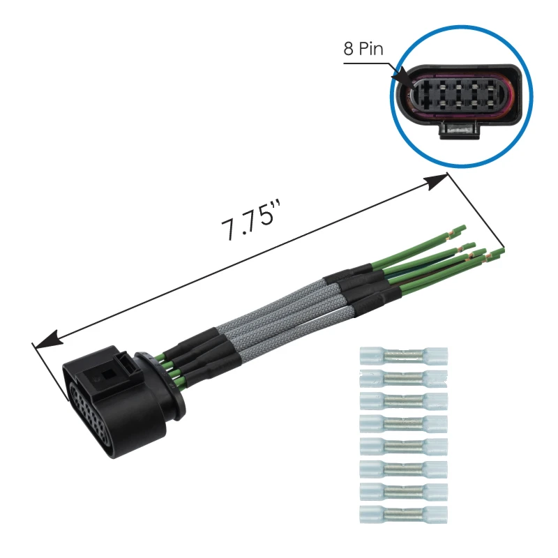 Freightliner Cascadia P4 (2018-2025) 8in Headlight Connector Kit Automann - 577.99128R