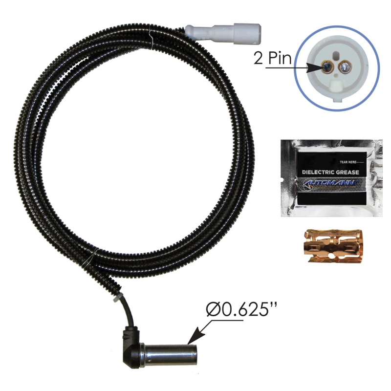 Volvo VNL 670 (2003-2019) ABS Sensor Kit 90 Degree 55in Automann - 577.A5365
