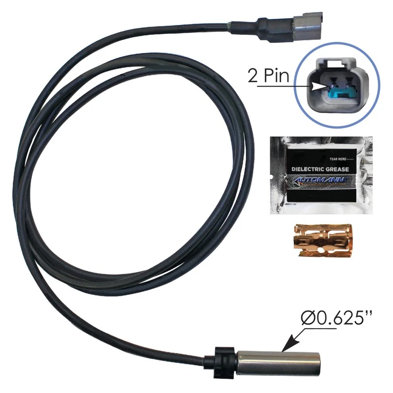 Universal ABS Sensor Straight Head 75in Automann - 577.A801552