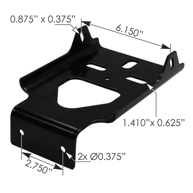 Volvo VNL Inner Bumper Bracket Automann - 564.96354