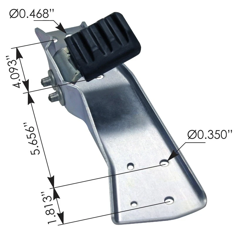Peterbilt 388 / 389 Lower Hood Guide Bracket LH Automann - MPB75167L