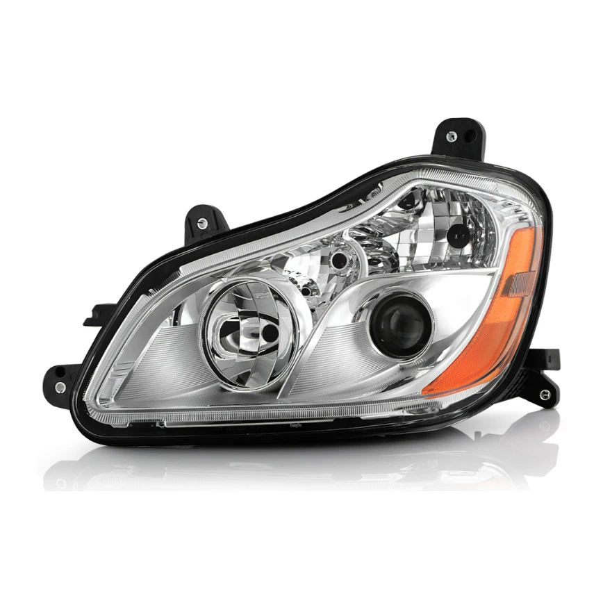 Kenworth T680 Chrome Halogen Headlight LH DTBP - 01-350004 LH