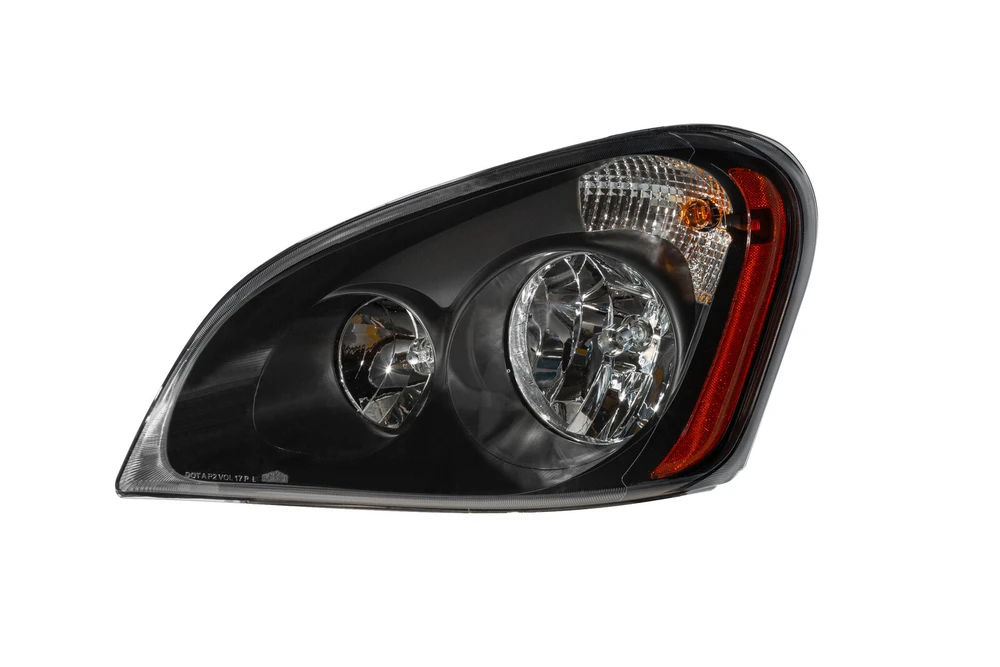 Cascadia P3 Headlight Halogen (Black) LH DTBP - DTBP-FR-011BK BLACK LH