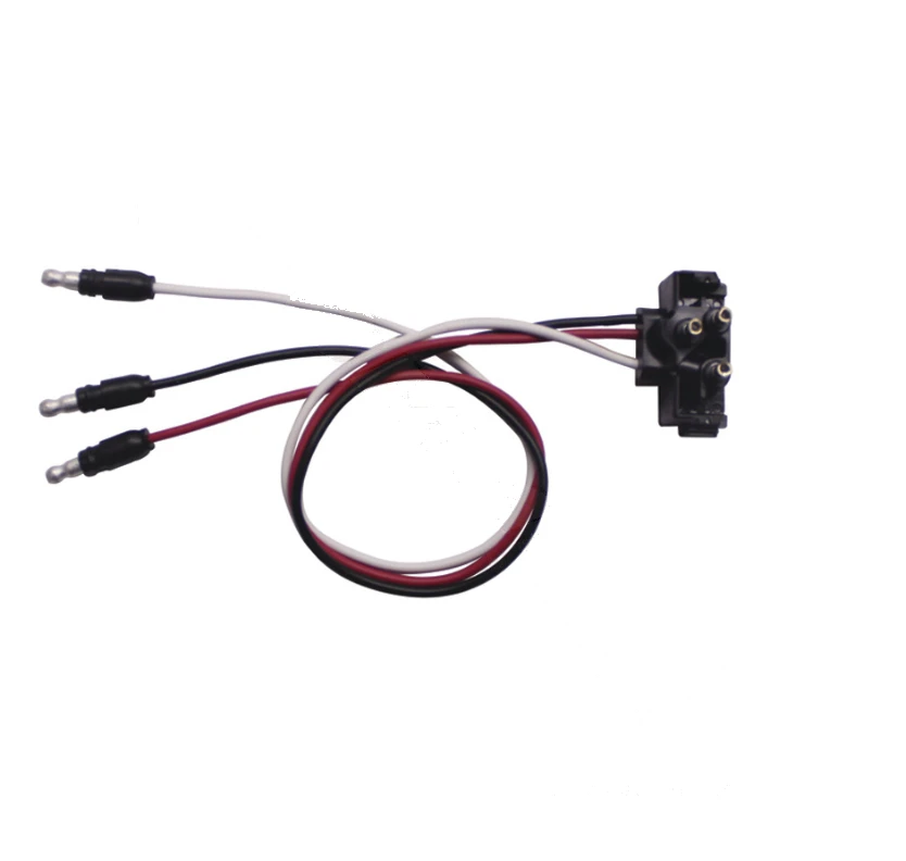 Universal 3-Wire Pigtail (3-Prong Right-Angle Plug, 0.180in Bullet, 12in Leads) Automann - 571.PT128