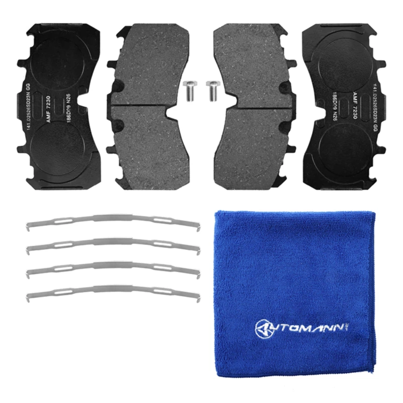 Volvo Air Disc Brake Pad Set 23K Severe Service for Meritor EX225L / EX225S Automann - 141.D2526SD23N