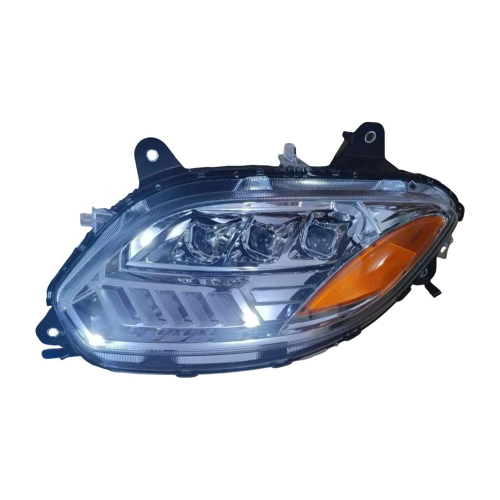 International LT625 Headlight Chrome LED LH DTBP - DTBP-IN-074C LH