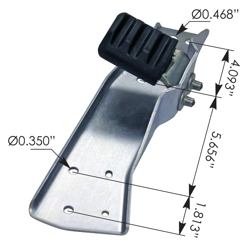 Peterbilt 388 / 389 Lower Hood Guide Bracket RH Automann - MPB75167R