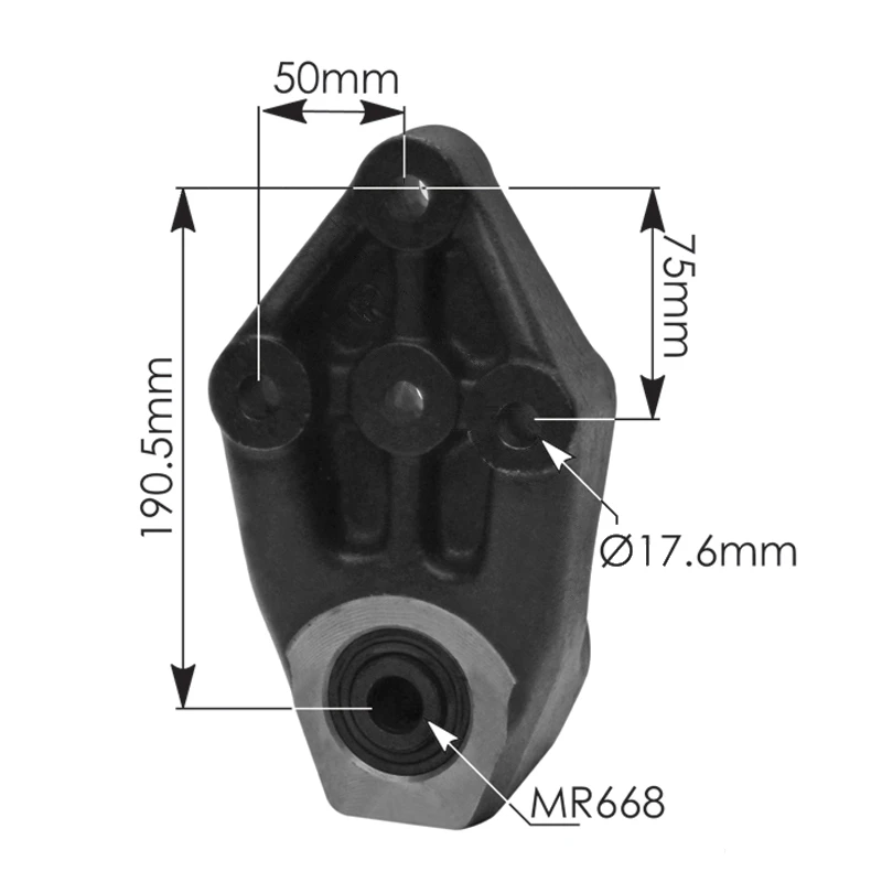 Freightliner Cast Suspension Hanger with Bushing Automann - MFL46192