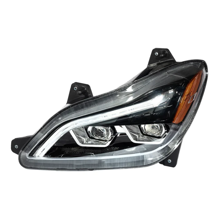 Kenworth T680 LED Headlight Black LH DTBP - DTBP-KW-TD01-05-017ABL-12-LH - DTBP-TD01-05-017AL-12