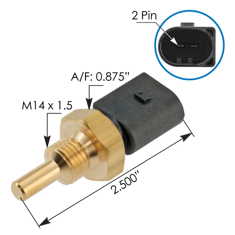 Detroit DD15 Coolant and Oil Temp Sensor Automann - 577.46528