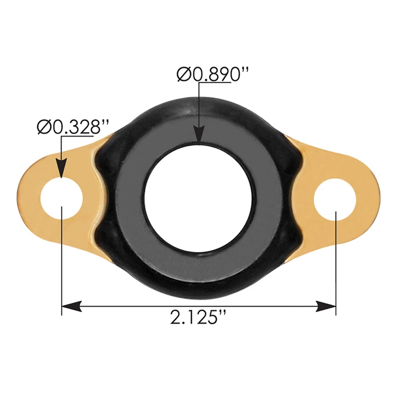Detroit DD13/DD15 Fuel Line Seal, Pack of 6 Elring - 840.IS46385EL