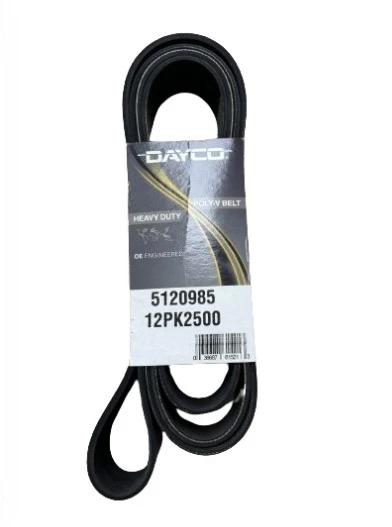 Universal Heavy-Duty Poly-V Belt 12-Rib (12PK2500) Dayco - 5120985