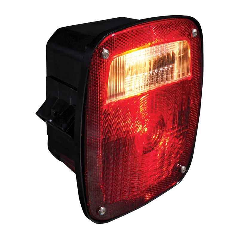 Freightliner Century / Columbia / FLD RH Stop Turn Tail Box Lamp Red/Clear 12V Automann - 571.LG521R