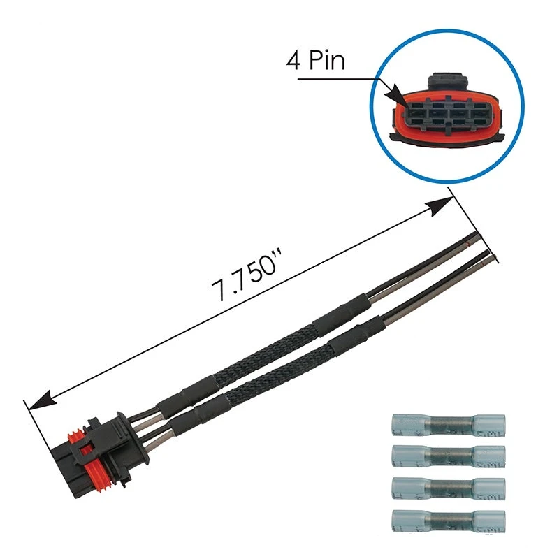 Universal 4-Pin NOx Sensor Connector Harness Kit Automann - 577.99153R