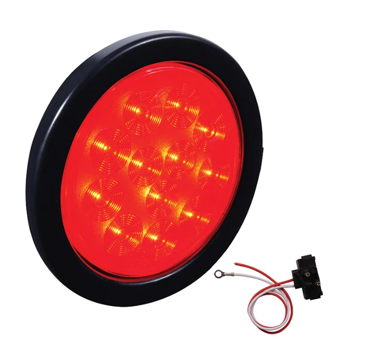 Universal Stop/Tail/Turn Light Kit LED 4in Red 10-30V Automann - 571.LD40R12MV-K