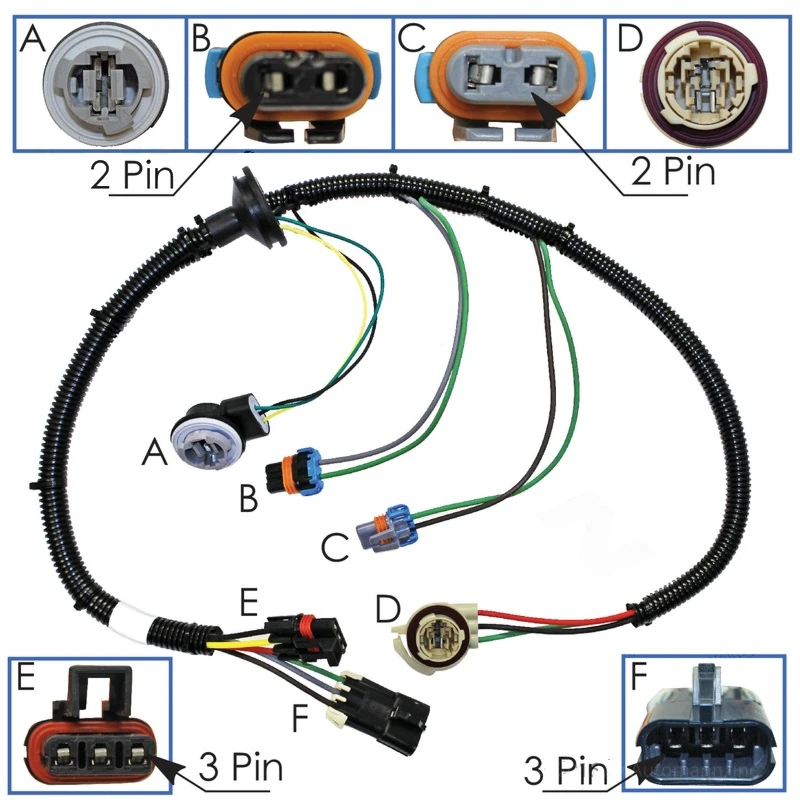 Freightliner FLC Headlamp Main Wire Harness Automann - 564.46069